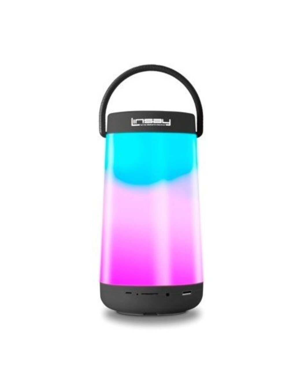 LINSAY Unisex Wireless LED Lights Party Show Bluetooth Speaker White Size OS NWB